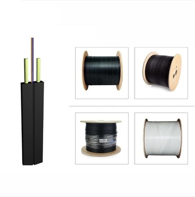 2/ 4 محرك FTTH LSZH كابل الألياف الضوئية داخلية كابل هبوط أحادي الوضع