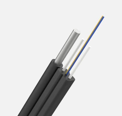 كابل FTTH ذاتية الدعم 1 Core إلى 4 cores كابل الألياف الضوئية الداخلية الخارجية