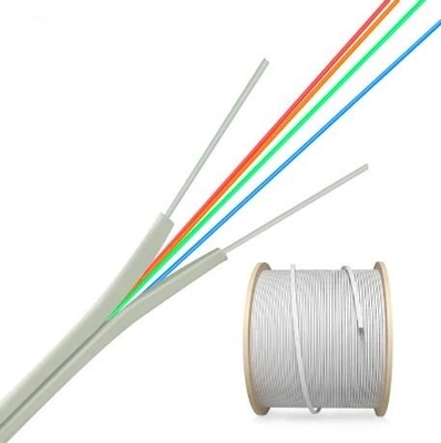 مرن 2 6 Core G657 A1 G 657a1 كابل FTTH ذو ألياف ضوئية ذاتية الدعم