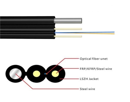 كابل FTTH 1 CORE G657A2 G657A1 كابل الألياف البصرية