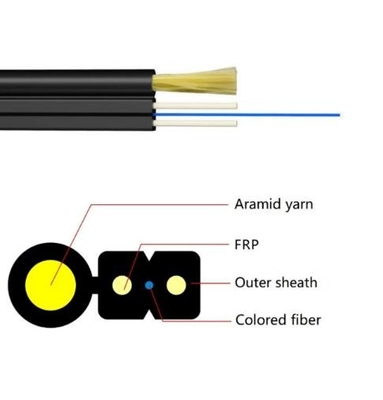 كابل FTTH Drop 1fo G657A كابل الألياف البصرية