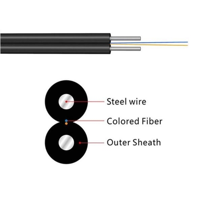 كابل FTTH 1 CORE G657A2 G657A1 كابل الألياف البصرية