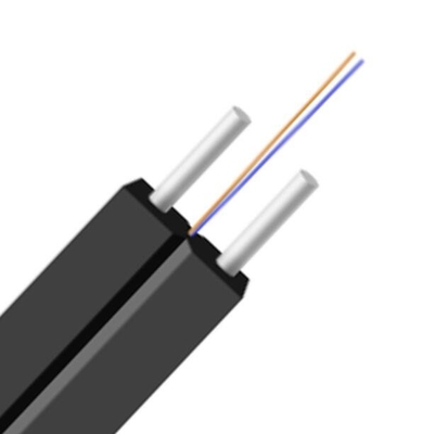 كابل FTTH داخلي ، FRP قوة Memeber ، 1-12F ، اختيار OS2 / OM2 / OM3 / OM4 ، LSZH