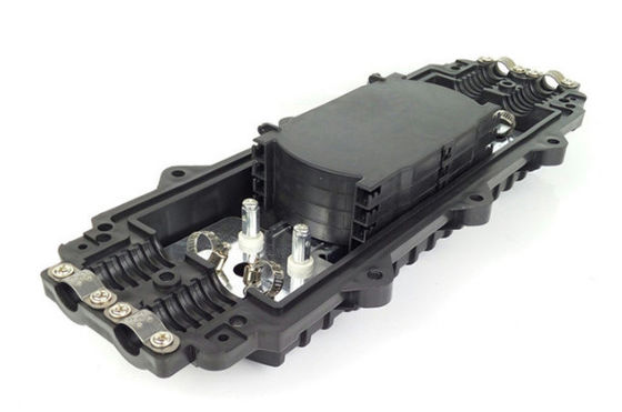 36 كابل الألياف الضوئية الأساسية المشتركة إغلاق نوع أفقي أسود اللون