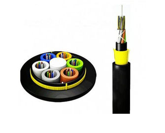 OEM 24 Core Fiber Optic Cable ADSS كبير المدى ذاتي الدعم للكابل الجوي عالي المقاومة للصواعق