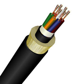 ADSS PE Jacket 2-144 Core كل الجودة والسلامة العازلة لقد قمنا بتطبيق كبل ألياف بصرية خارجي صارم