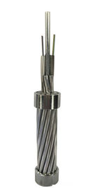 Alu Clad Stainless Steel Tube أحادي الوضع كابل Opgw -40 إلى 70 درجة حرارة التشغيل