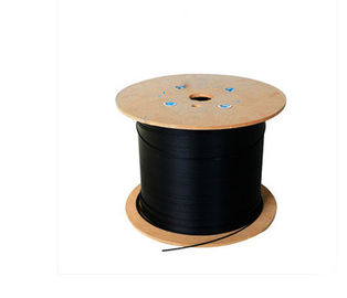 كابل الألياف البصرية الرقمي الداخلي المسطح FTTH 1 Core G657A LSZH Butterfly Drop Cable