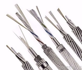 مركز SS أنبوب OPGW كابلات الألياف الضوئية الأرضية