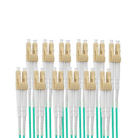 1 قطعة MPO-LC 24 Core MPO OM3 كابلات الألياف البصرية التصحيح الحبل 3M موصل متعدد الأوضاع
