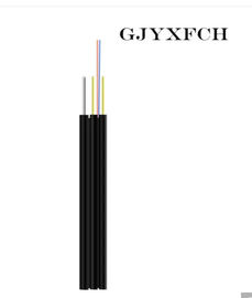 LSZH غمد كابل الألياف البصرية الداخلي Kevlar Yarn Material Strength Member-FTTH Cable
