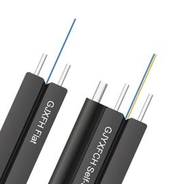 FTTH في الهواء الطلق داخلي إسقاط كابل GJYXCH / GJYXFCH كابل الألياف البصرية للشبكة المنزلية