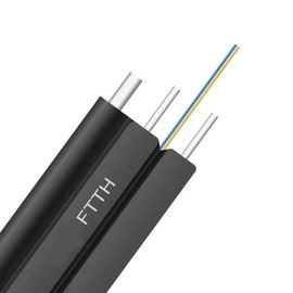 بولي كلوريد الفينيل أو LSZH سترة رسول الأسلاك Ftth إسقاط كابل الألياف البصرية