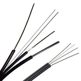 4 Core LSZH غمد GJYXCH FTTH نظام الأسلاك الخارجية وضع واحد كابل الألياف البصرية