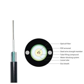 GYXTW 16 Core Single Mode Central Loose Tube Outdoor Aerial and Duct كابل الألياف الضوئية