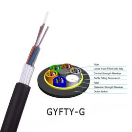GYFTY 12 Core Ofc Cable فضفاض أنبوب غير معدني وغير مدرع خارجي
