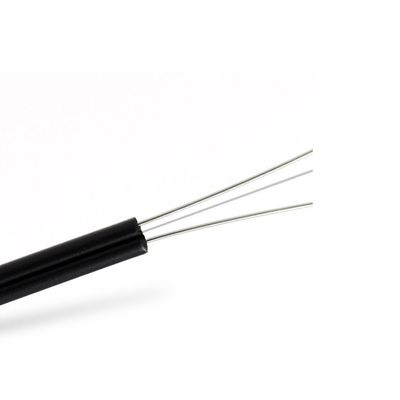 كابل الألياف البصرية الداخلي 1 كور G657A1 الألياف FRP LSZH كابل إسقاط غمد FTTH