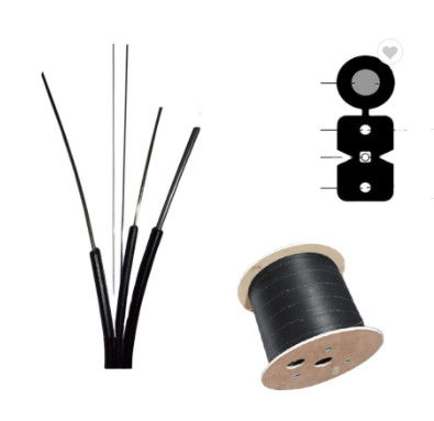 G657A1 الألياف FRP LSZH غمد FTTH Drop Cable 1 Core نظام الكابلات الداخلية