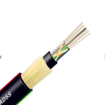 Kevlar Yarn 100M 200M 300M Span ADSS 24 48 96144 Core Optic Fiber Cable